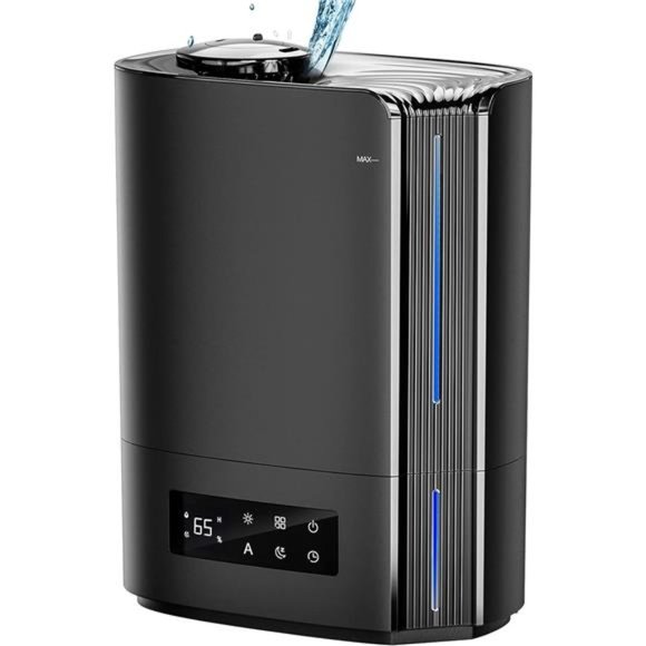 Humidifiers for Bedroom,6L Top Fill Cool Mist Humidifiers for Large Room - Picture 1 of 6